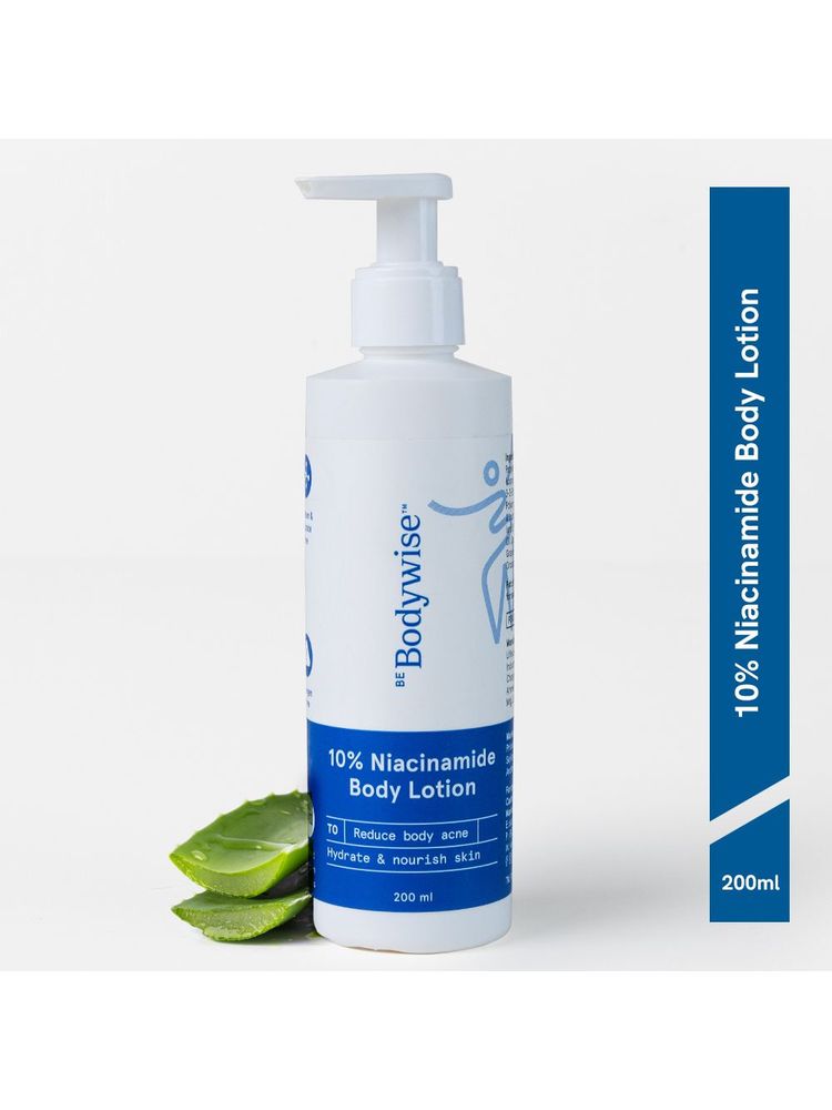 Be Bodywise 10% Niacinamide Body Lotion - 48H Moisturization, Reduces Acne Marks, Nourishes Skin-picture-20