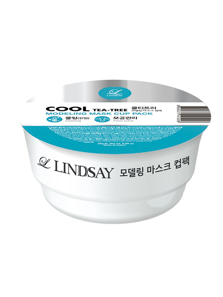 Lindsay Cool Tea Tree Modeling Mask Cup Pack-picture-23