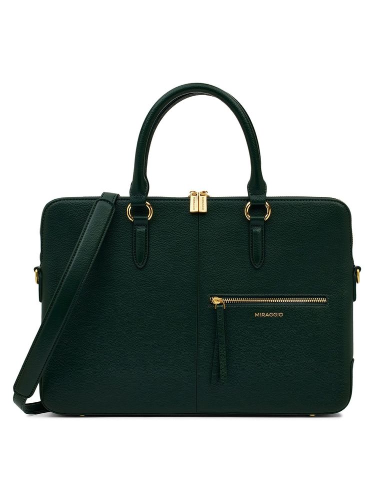 MIRAGGIO Noel Laptop bag Green (L)-picture-29
