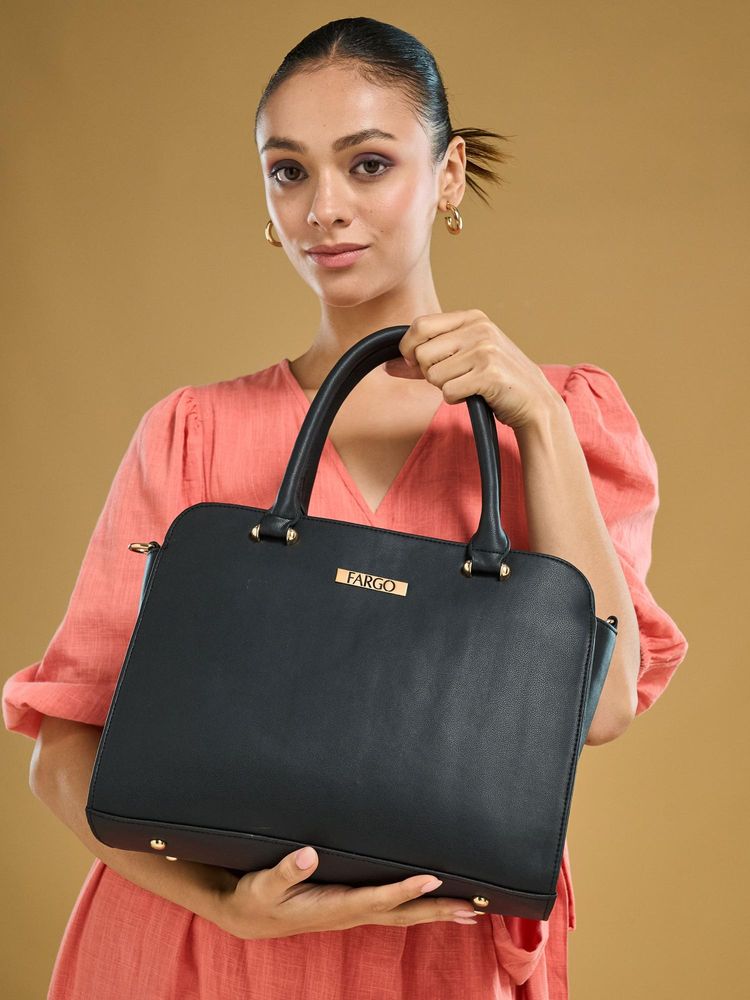 FARGO Stylish Handbag for Women Black-picture-16