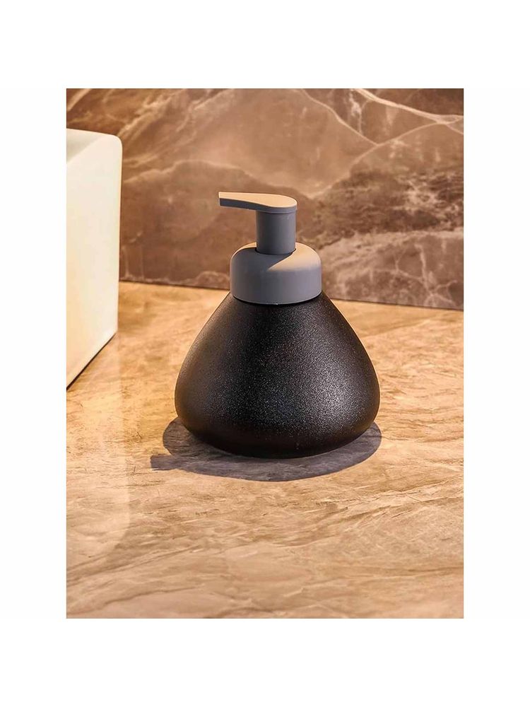 Ekhasa Black Ceramic Handwash Dispenser Bottle, 360Ml-picture-13