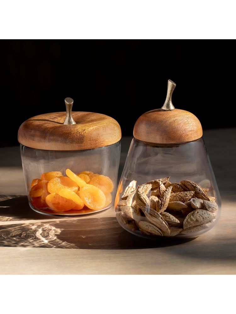Ellementry Apple & Pear Glass Jar Set Of 2-picture-10