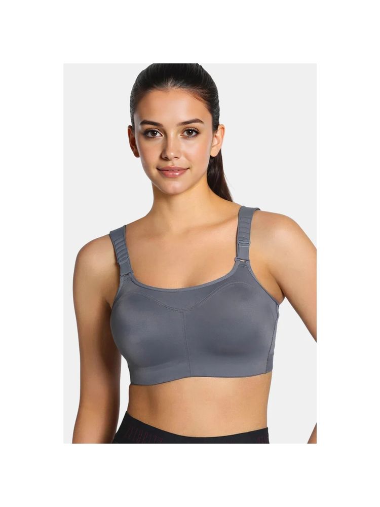 Zivame Zelocity High Impact Quick Dry Sports Bra - Castlerock-picture-24