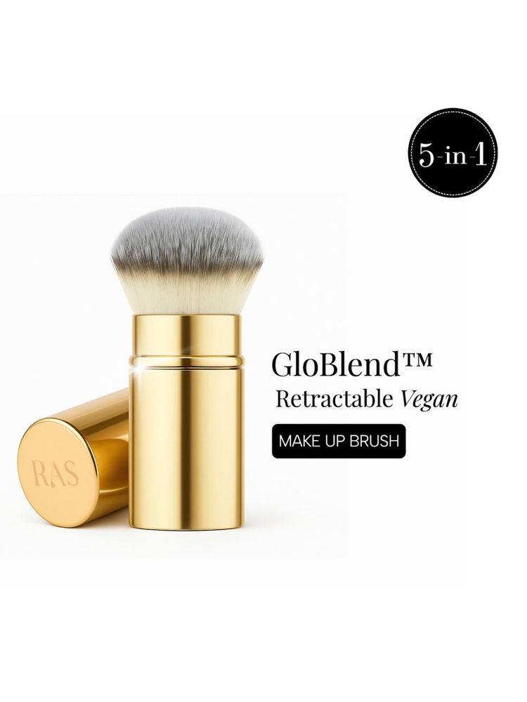 RAS Luxury Oils Globlend Retractable Skin-Perfecting Make Up Foundation Brush-picture-14