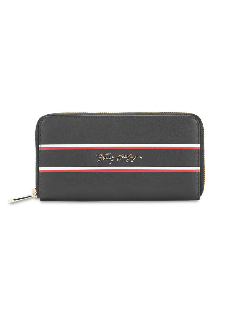 tommy hilfiger accessories Tommy Hilfiger Greta Women Leather Zip Around Wallet - Black-picture-39