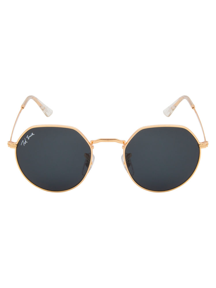 TED SMITH UV Protection Round Sunglasses for Men and Women Stylish Trending Fashion (53)-image-30