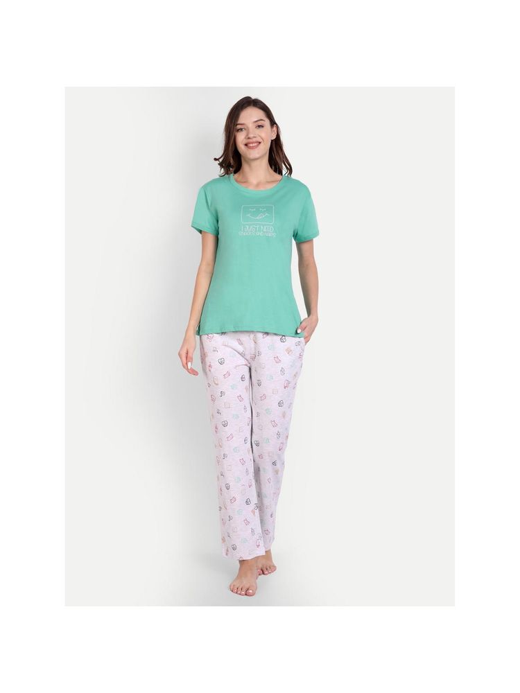 Bedtime Story Turquoise Nap and Snack T-Shirt with Pyjama-picture-18