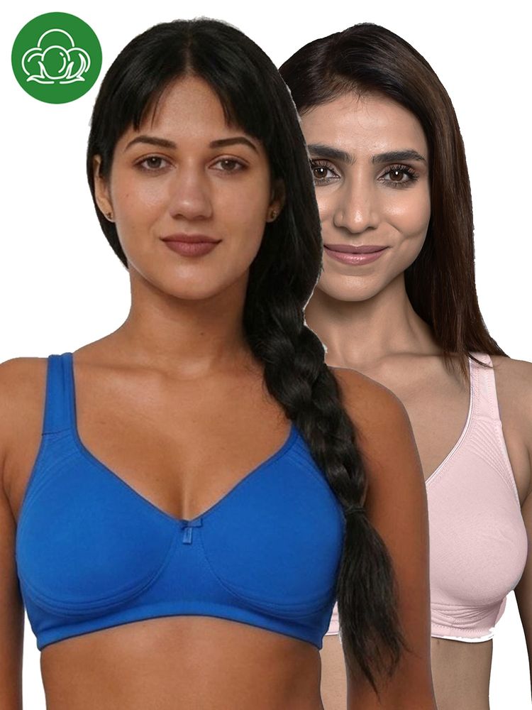 Inner Sense Multi-Colour Women Bamboo Cotton Non-Wired Non Padded Bra-picture-23