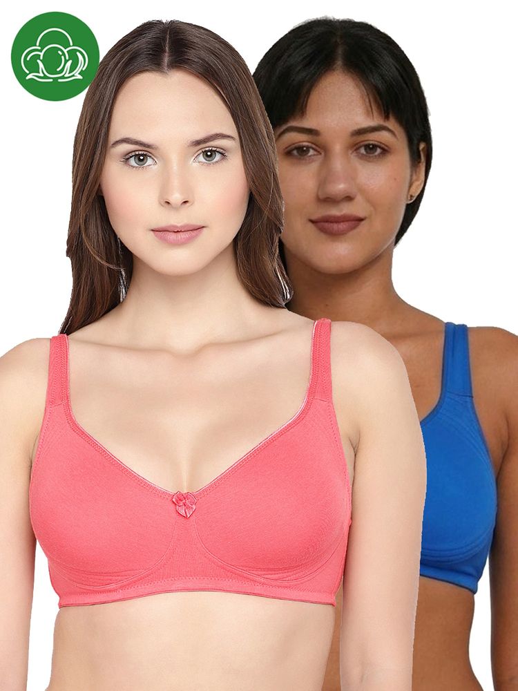 Inner Sense Multi-Colour Women Bamboo Cotton Non-Wired Non Padded Bra-picture-25