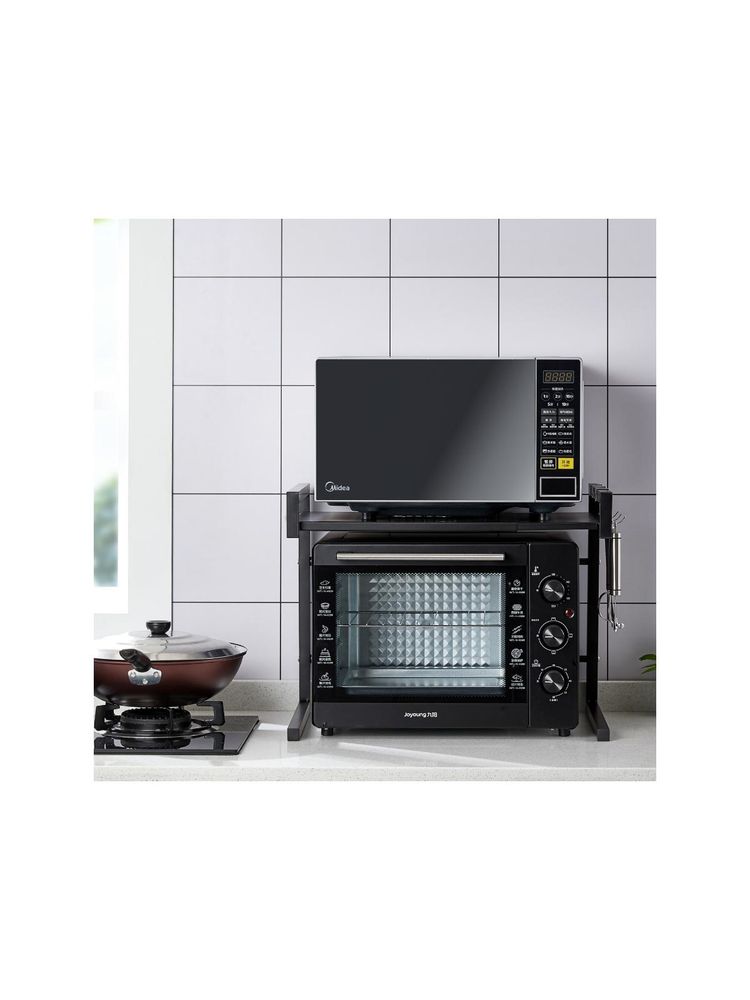 UMAI Microwave Stand Kitchen Shelf, Black-image-38