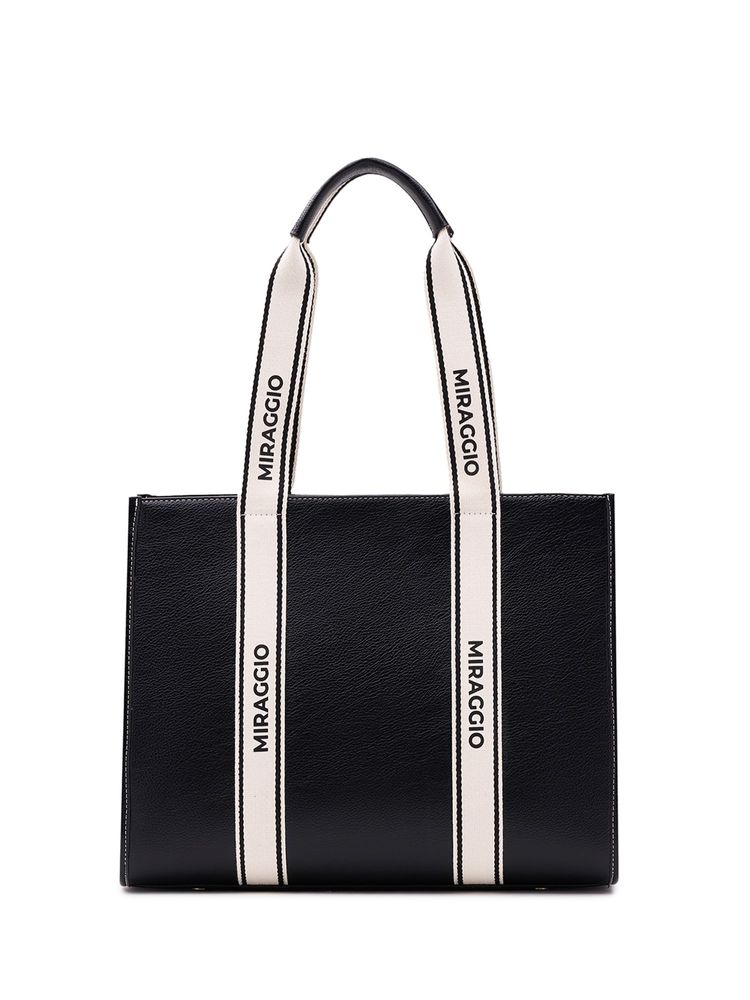 MIRAGGIO Blanche Tote Bag Black (L)-image-45