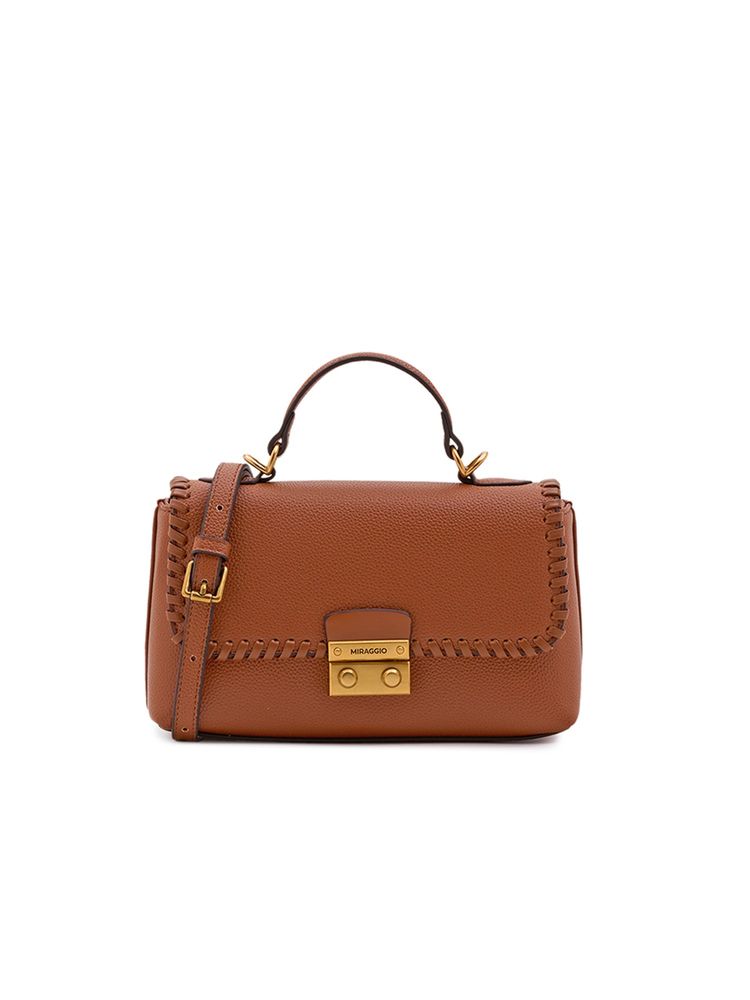 MIRAGGIO Everly Crossbody Bag Brown (M)-picture-28