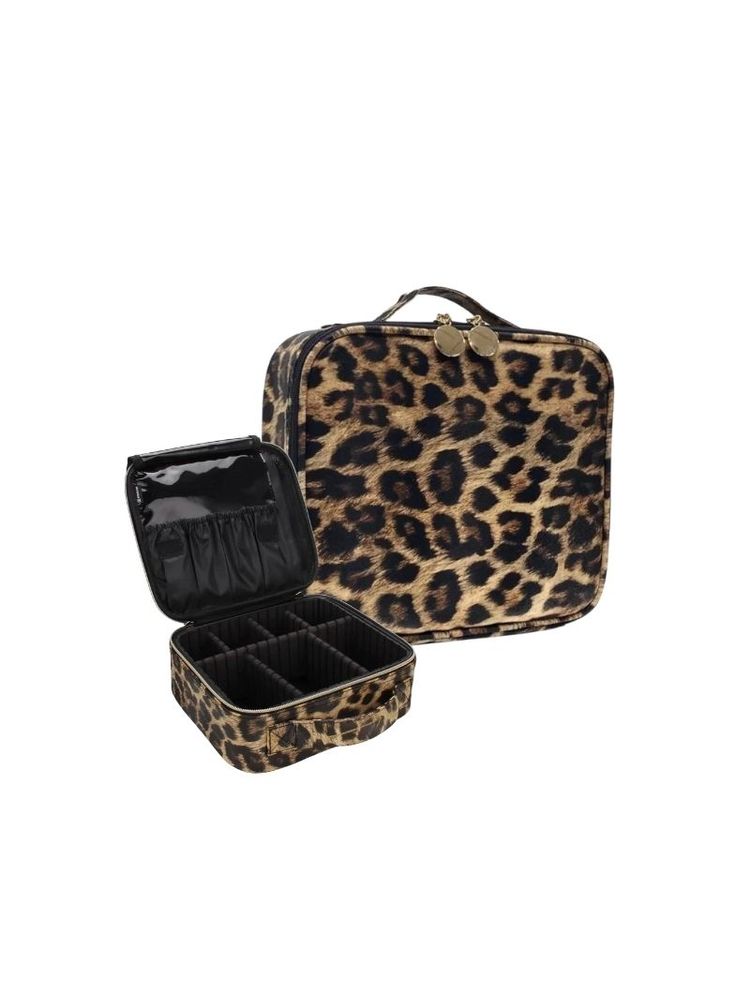 Rhe Cosmetics Travel, Cosmetic Makeup Organizer Bag & Removable Dividers, Waterproof Makeup Case-image-2