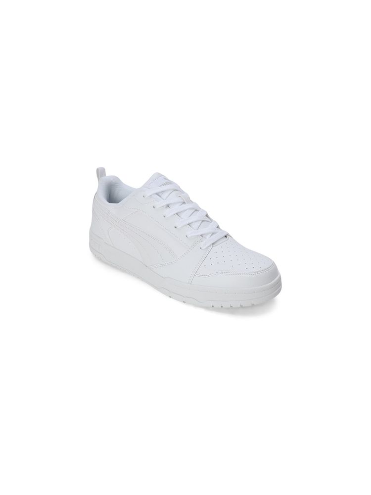 Puma White Evoke V6 Low Sneakers-image-49