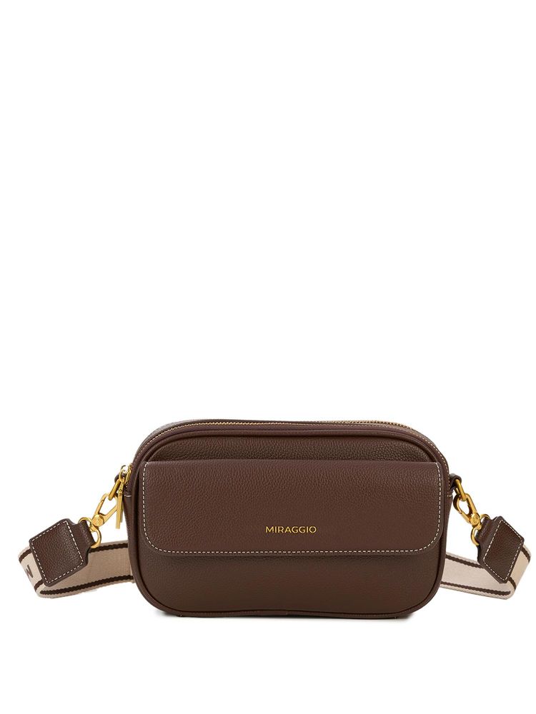 MIRAGGIO Erica Women Sling Bag with Detachable Strap-Brown-picture-11