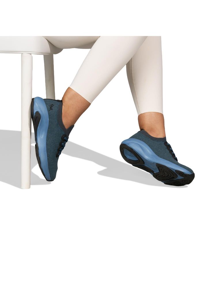 neemans Neeman's Blue Lush Glider Sneakers For Unisex-picture-9