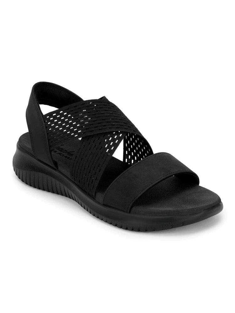 SKECHERS ULTRA FLEX - NEON STAR Black Sandals-picture-43