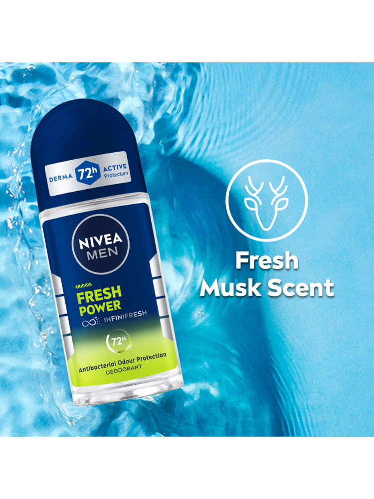 NIVEA MEN Deodorant Roll On- Fresh Power- 72h Long lasting Freshness with Fresh Musk Scent-picture-11
