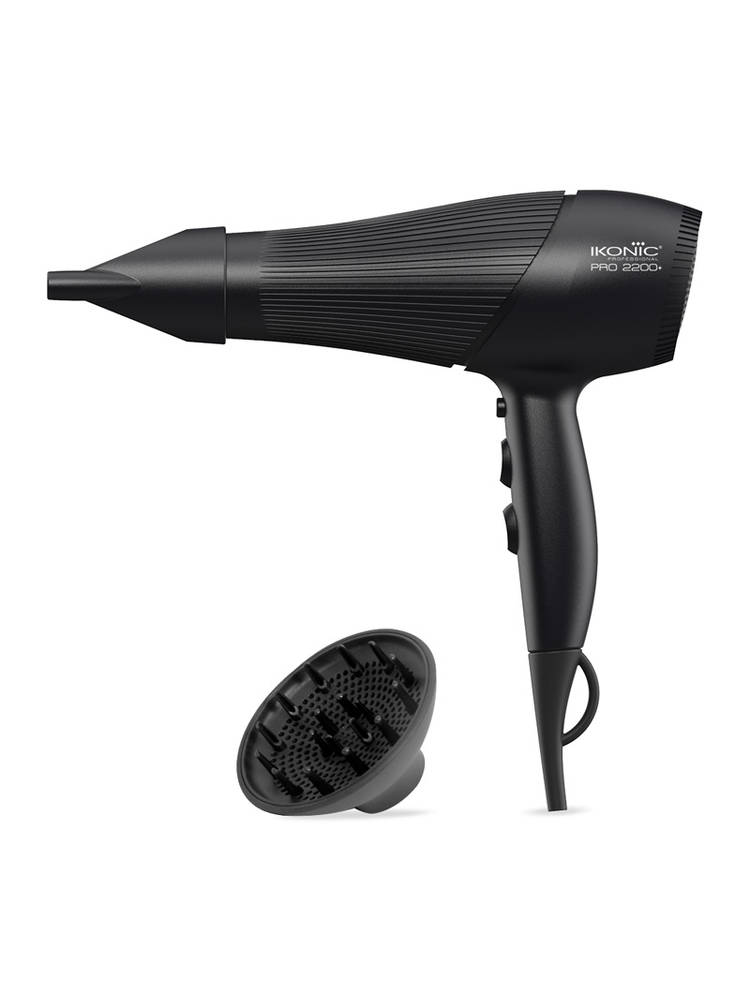 Ikonic Professional 2200+ Hair Dryer - Black