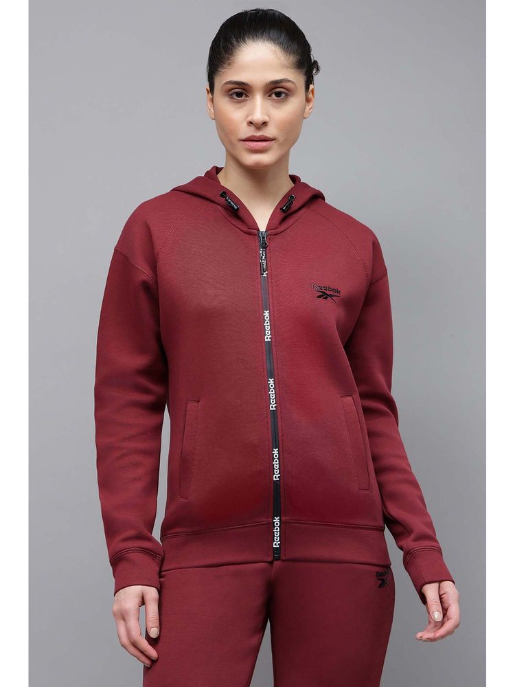 Reebok Women Maroon Hoodie-picture-23