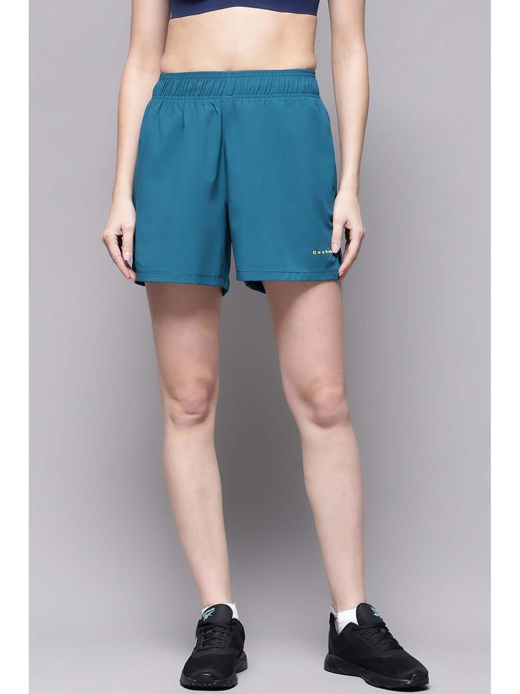 Reebok Women Blue Shorts-image-5