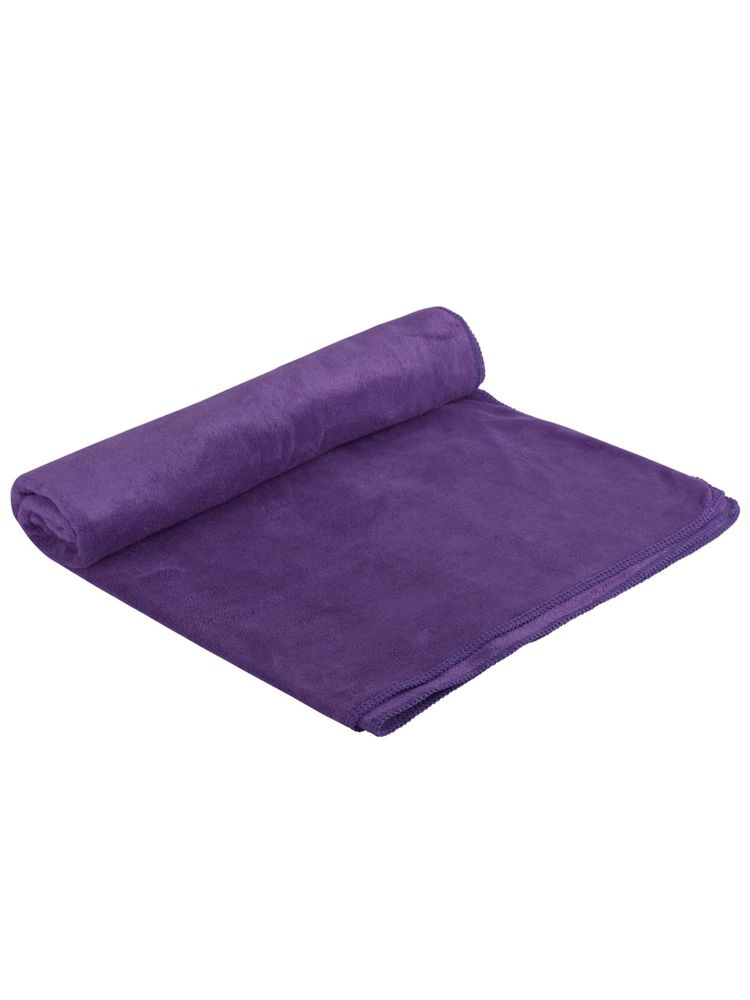 Black Gold Microfiber Bath Towels Super Absorbent, Fade Resistant Plain Purple-image-49