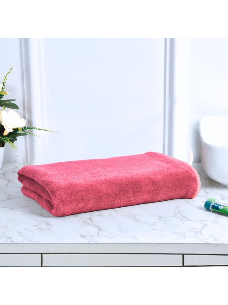 Black Gold Microfiber Bath Towels Super Absorbent Plain Pink-picture-40