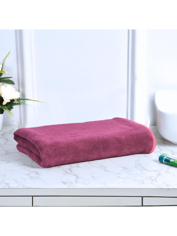 Black Gold Microfiber Bath Towels Super Absorbent Plain Purple-picture-16