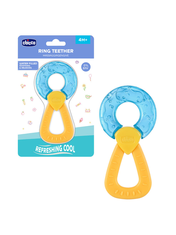 Chicco Teether Refreshing Ring Handle - Blue-picture-19