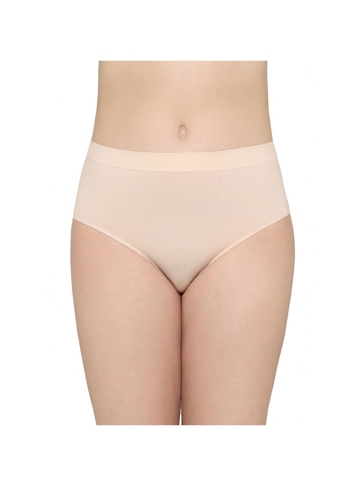Wacoal Women's Firm Fit High Waist Full Coverage Everyday Wear Beige Brief Panty-image-48