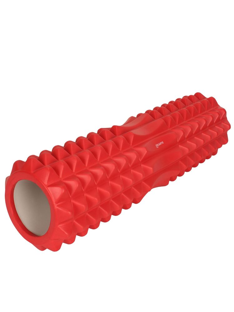 Strauss Grid Foam Roller, 33 cm (Red)
