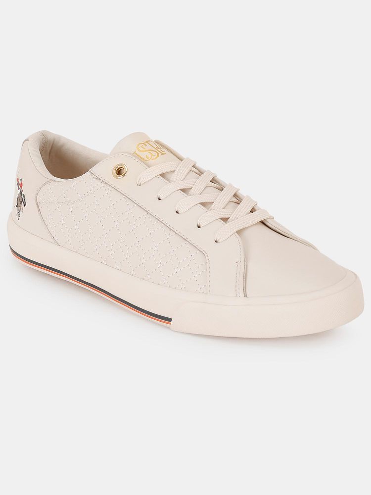 U.S. POLO ASSN. Women Beige HEIDI 2.0 Casual Sneakers-picture-18