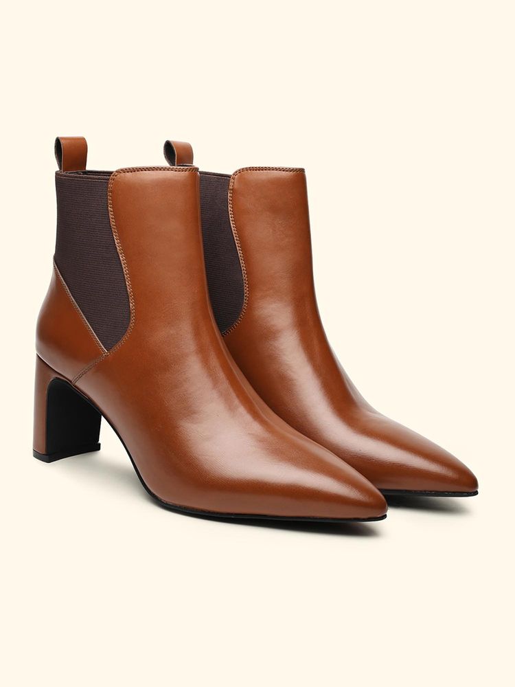 Yoho Women Boot 101 Brown Chelsea Boots-image-4