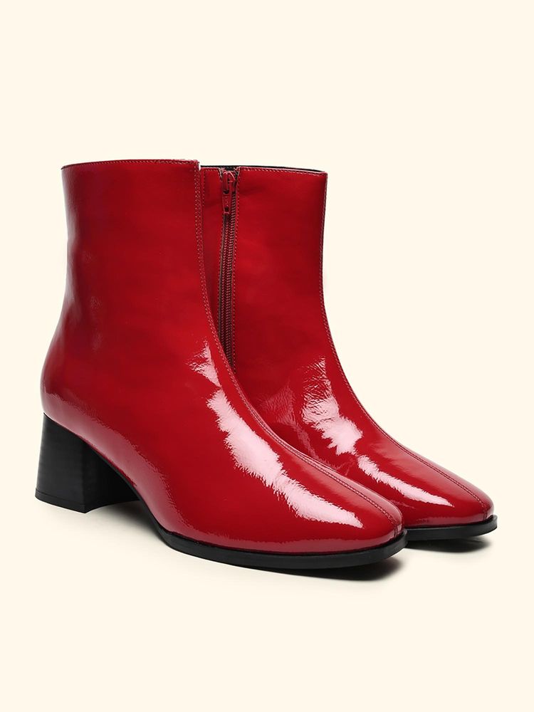 Yoho Women Boot 102 Red Casual Boots-picture-18