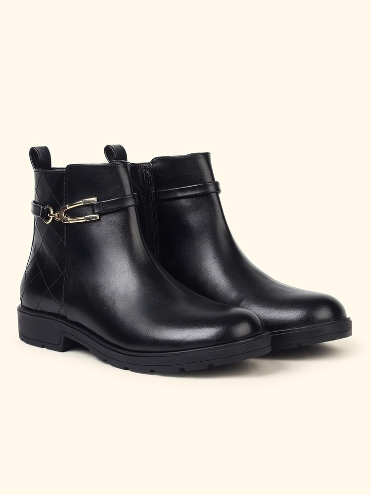 Yoho Women Boot 105 Black Casual Boots-image-6