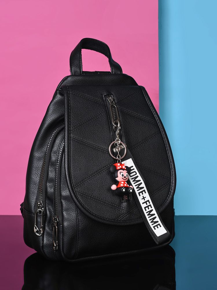 Haute Sauce Women Black Solid Backpacks