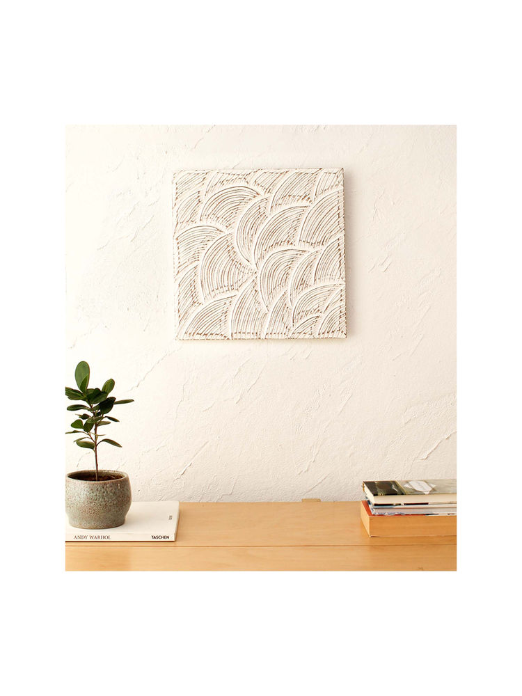House This Pravah Wood 1 Wall Art-White-image-8