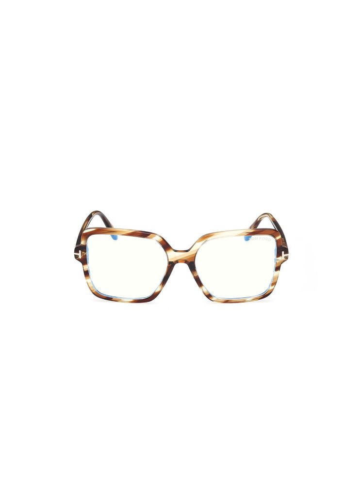 Tom Ford Women Acetate Brown Eyeglass Frame - FT6063-B 56 055 (56)-image-6