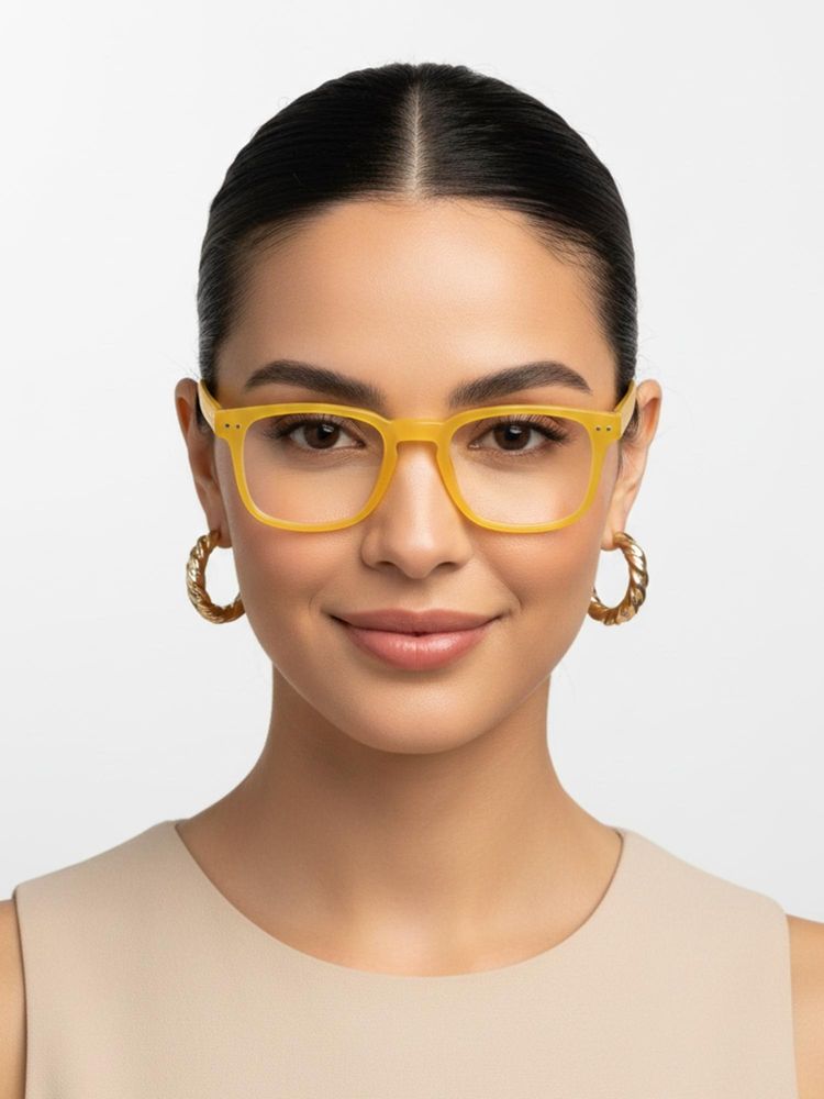 HASHTAG EYEWEAR Unisex Bluarmor Orange Full Rim Square Computer Glasses (50)-image-21