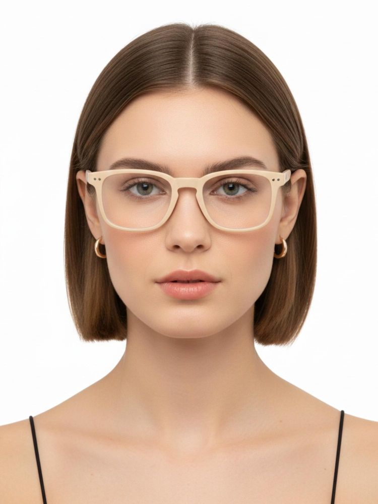HASHTAG EYEWEAR Unisex Bluarmor Beige Full Rim Square Computer Glasses (50)-image-31