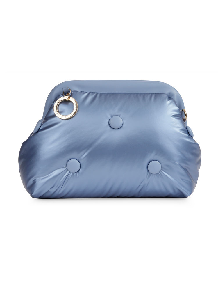 Aeropostale Christina Women Clutch Sling Handbag with Detachable Strap - Blue-picture-20