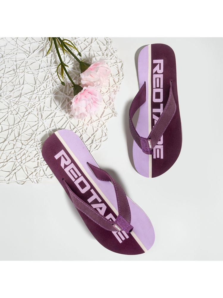 Red Tape Blue Eva Round Toe Flip Flops-image-16