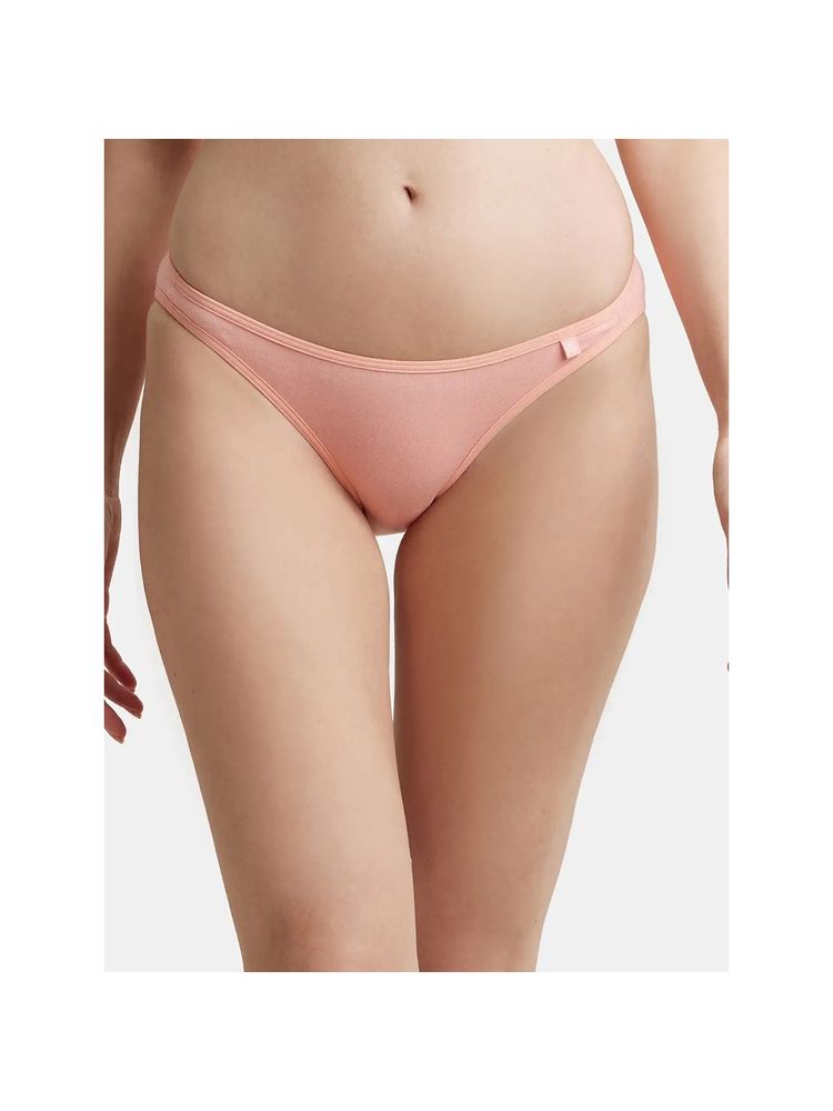 Jockey SS02 Women Super Combed Cotton Elastane Low Waist Bikini - Candlelight Peach-picture-11