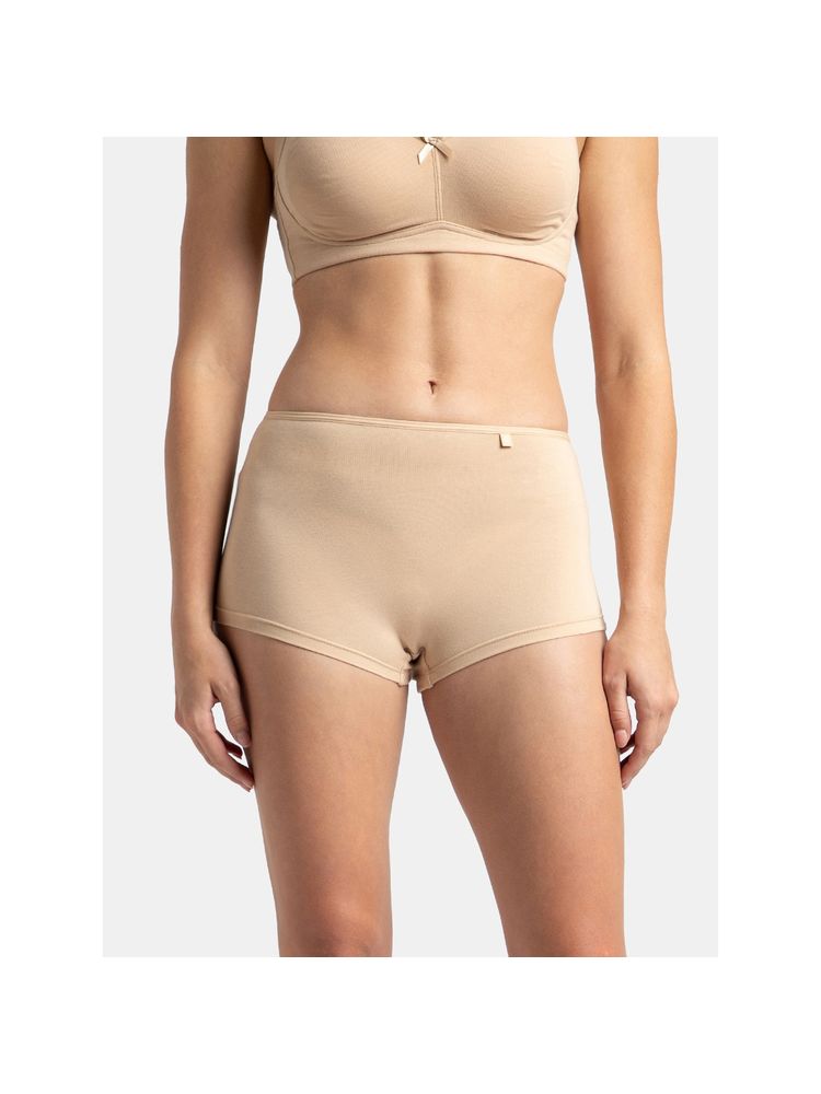 Jockey SS04 Women High Coverage Super Combed Cotton Elastane Boy Leg - Light Skin