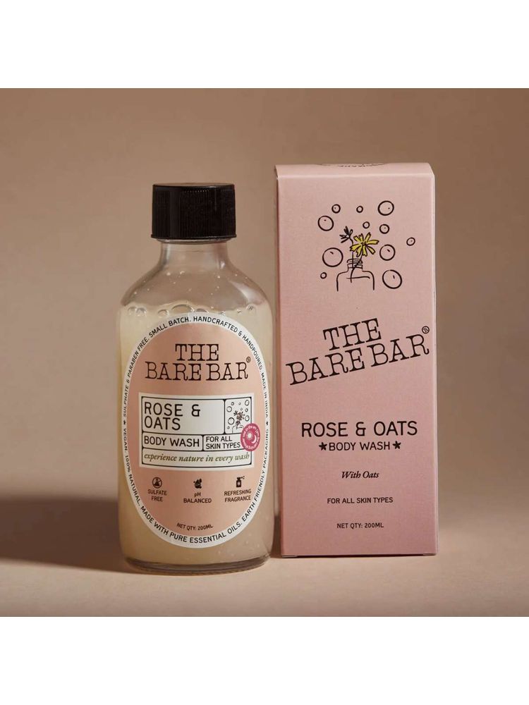 THE BARE BAR Rose And Oats Body Wash-picture-14