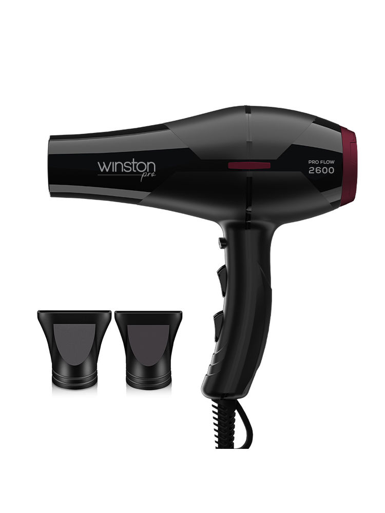 Winston Pro Flow 2600 Watt Hair Dryer with 3 Heat, 2 Speed Settings & 1 Cool Shot, All Hair Types-image-3