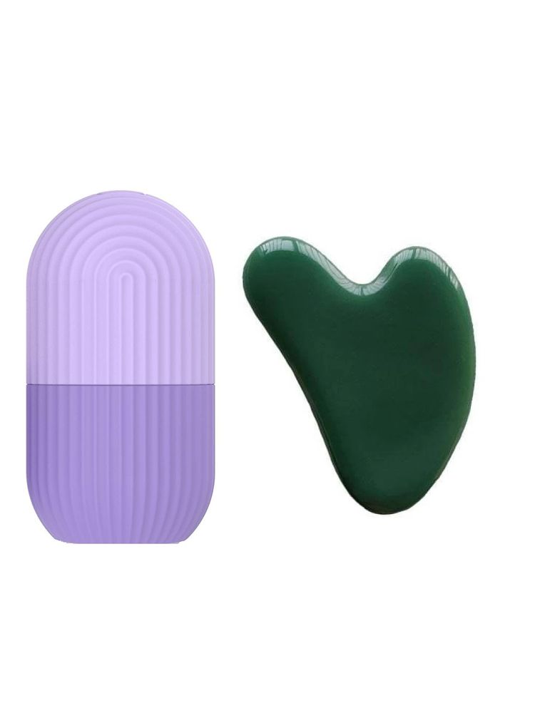Getmecraft Purple Ice Roller & Jade Gua Sha Faical Massage Tool-picture-21