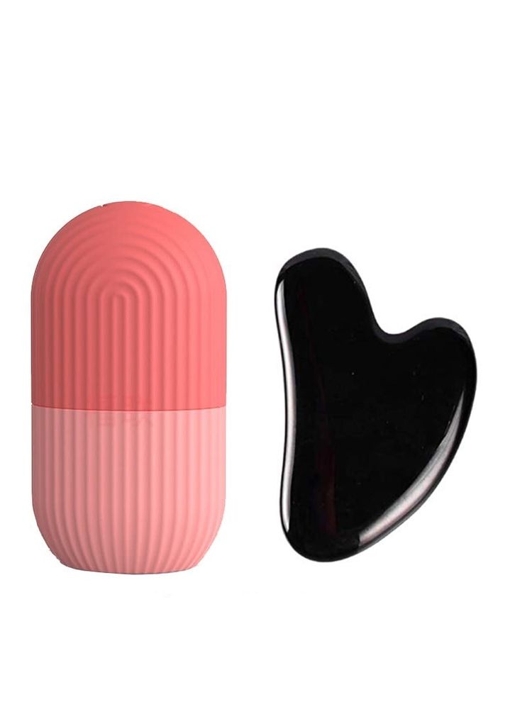 Getmecraft Pink Ice Roller & Black Obsidian Gua Sha Faical Massage Tool-picture-16