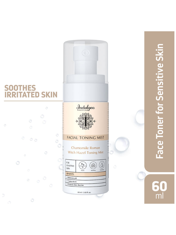 Indulgeo Essentials Chamomile Roman Witch Hazel Toning Mist/Toner For Sensitive Skin-picture-20