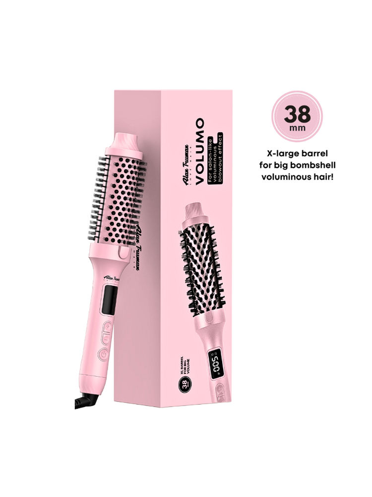 Alan Truman Volumo 38Mm Hair Volumising, Curling & Waving Brush For Big Blow-out-like Volume